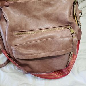 Taffy Pink backpack shoulder bag